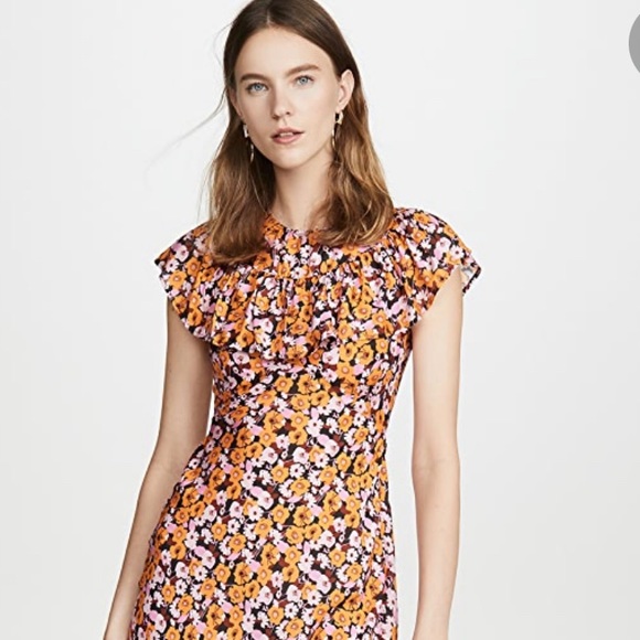 RIXO Dresses & Skirts - RIXO- Lacey Abstract Floral Dress